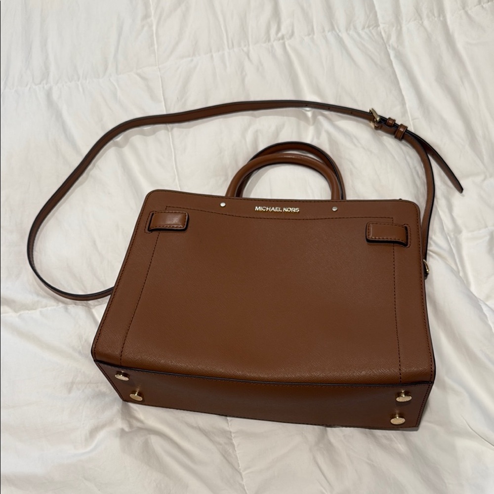 Michael Kors Tan Leather Satchel